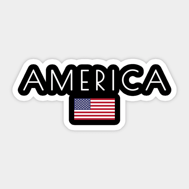 America Usa Sticker by anghel-koureia